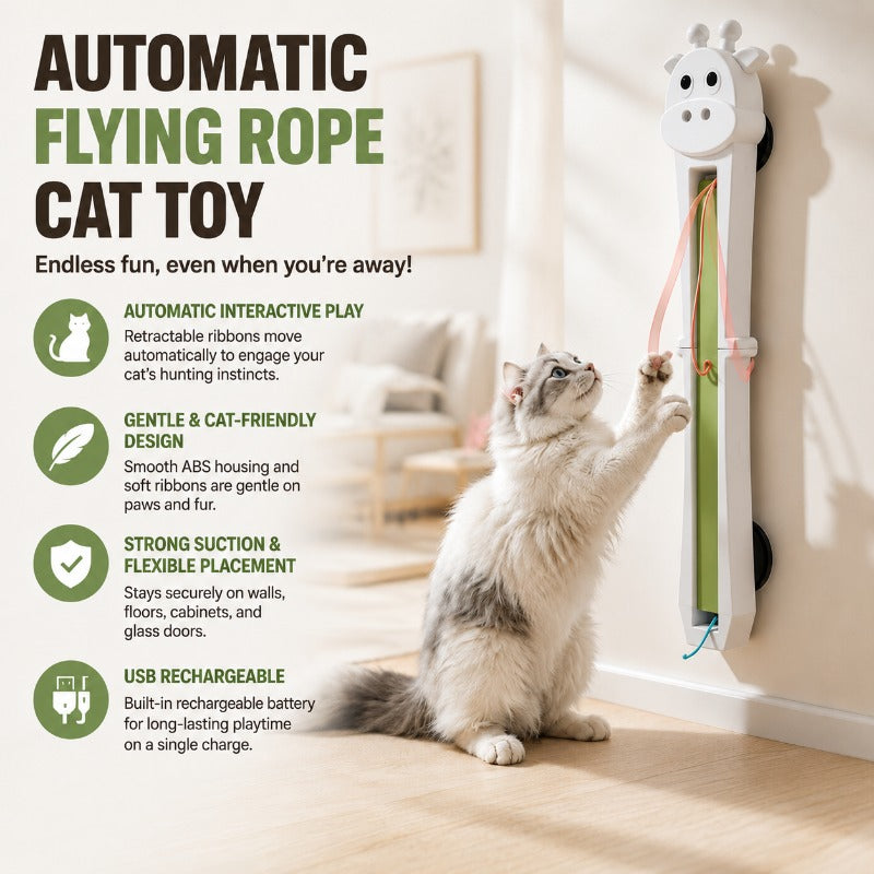 Wall Mounted Automatic Cat Toy